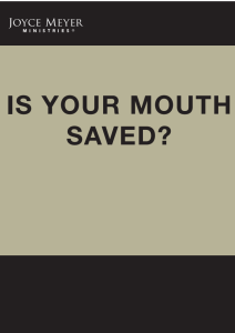 Is Your Mouth Saved?